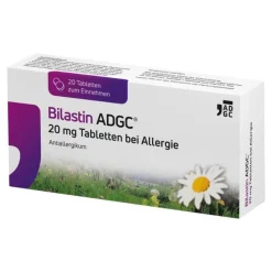 Discount Bilastin 20 mg Tabletten bei Allergie, 20 St Bilastin|Allergie Tabletten