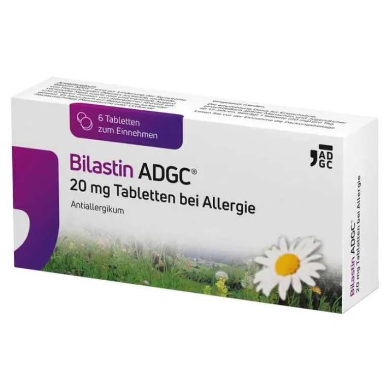 Sale Bilastin 20 mg Tabletten bei Allergie, 6 St Bilastin|Allergie Tabletten