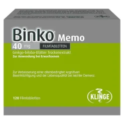 Discount Binko Memo 40 mg Filmtabletten, 120 St