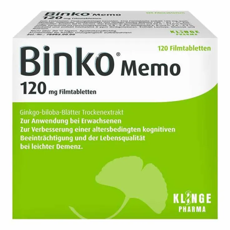 Binko Memo 120 mg Filmtabletten, 120 St