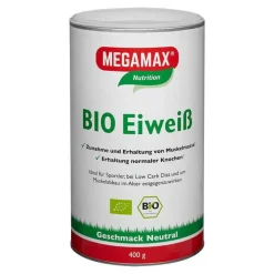 Best Megamax Bio Eiweiss Neutral Pulver, 400 g
