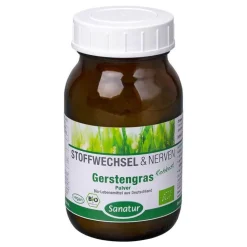 Bio Gerstengras Pulver - Sanatur, 90 g
