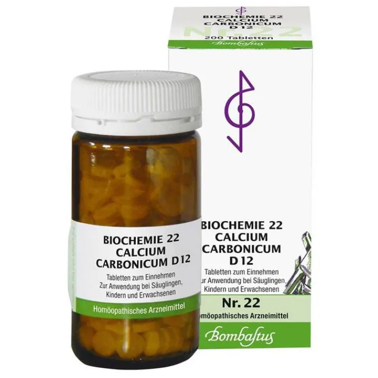 Biochemie 22 Calcium carbonicum D 12 Tabletten, 200 St