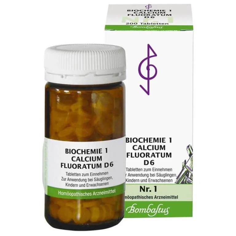 Discount Biochemie 1 Calcium fluoratum D 6 Tabletten, 200 St Salze 1-12|D 6