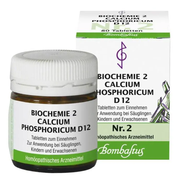 Online Biochemie 2 Calcium phosphoricum D 12 Tabletten, 80 St D 12|Salze 1-12