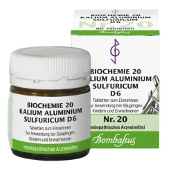 New Bombastus Biochemie 20 Kalium aluminium sulfuricum D 6 Tabletten, 80 St