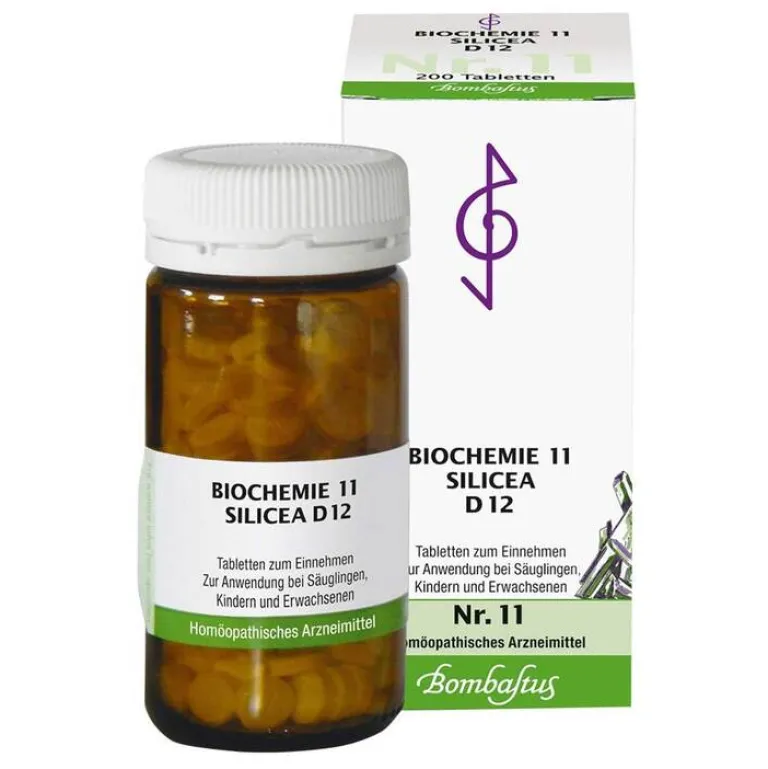 Best Bombastus Biochemie 11 Silicea D 12 Tabletten, 200 St