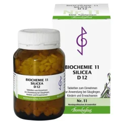 Bombastus Biochemie 11 Silicea D 12 Tabletten, 500 St