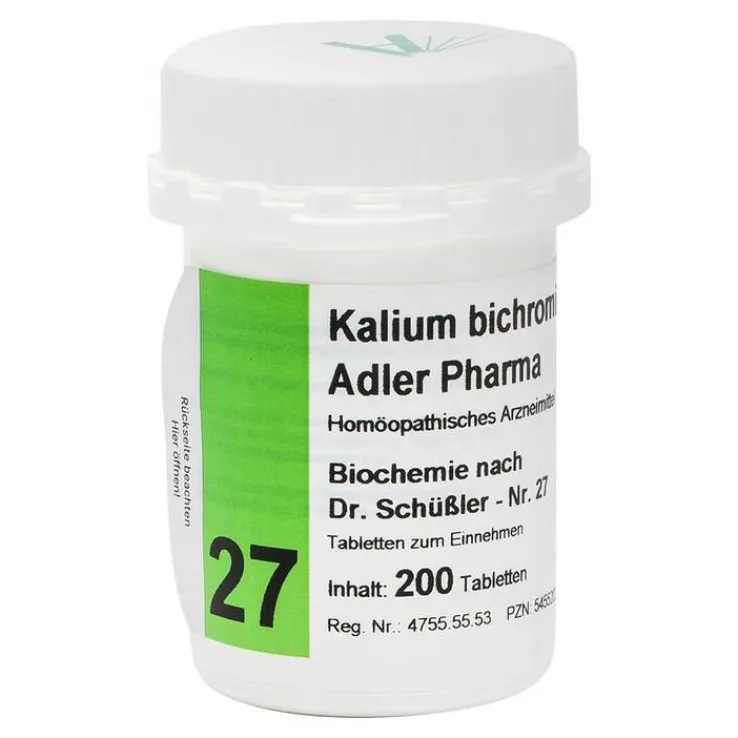 Biochemie Adler 27 Kalium bichr.D12 Ad.P. Tabletten, 200 St