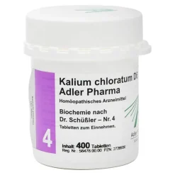 New Adler Biochemie 4 Kalium chl, 400 St