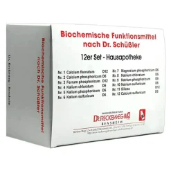 Hot Biochemie 12er Set Hausapotheke, 12X200 St Sets|Homöopathische Hausapotheken