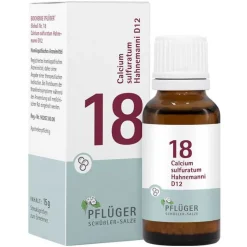 New Pflüger Biochemie 18 Calcium sulfuratum D 12 Globuli , 15 g