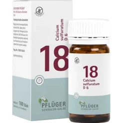 Biochemie Pflüger 18 Calcium sulfuratum D 6 Tabletten, 100 St