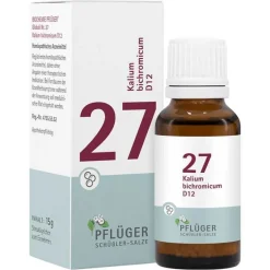 Sale Pflüger Biochemie 27 Kalium bichromicum D 12 Globuli , 15 g