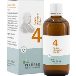 Biochemie Pflüger 4 Kalium chloratum D 6 Tropfen, 100 ml