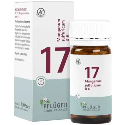 Discount Biochemie 17 Manganum sulfuricum D 6 Tabletten, 100 St Salze 13-24|D 6