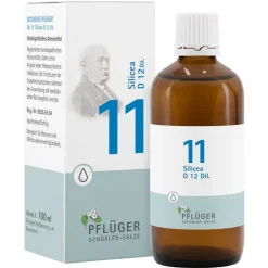 Biochemie Pflüger 11 Silicea D 12 Tropfen, 100 ml