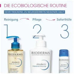 Outlet Bioderma Atoderm Huile de Douche für trockene, zu Neurodermitis und Ekzemen neigende Haut, 1 l