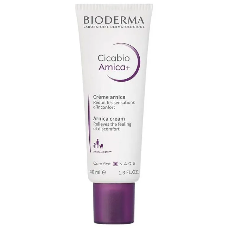 Bioderma Cicabio Arnica + Pflegecreme für geschädigte Haut, Schwellungen und Hämatome, 40 ml