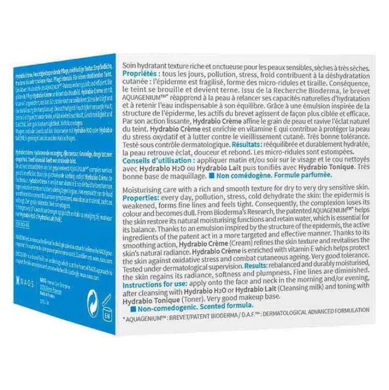 Best Bioderma Hydrabio Creme Pot für feuchtigkeitsarme, trockene bis sehr trockene, empfindliche Haut, 50 ml