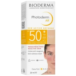 Hot Bioderma Photoderm AR Creme SPF 50 + für empfindliche, zu Rötungen neigende Haut, 30 ml