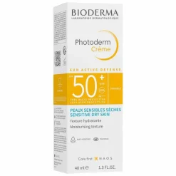 Discount Photoderm Creme SPF 50 + ungetönt für trockene, sonnenempfindliche Haut, 40 ml Lsf 50+|Gesicht