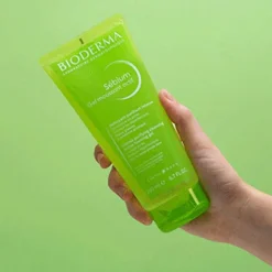 Bioderma Sebium Gel Moussant Actif Reinigungsgel für unreine, ölige, zu Akne neigende Haut, 200 ml