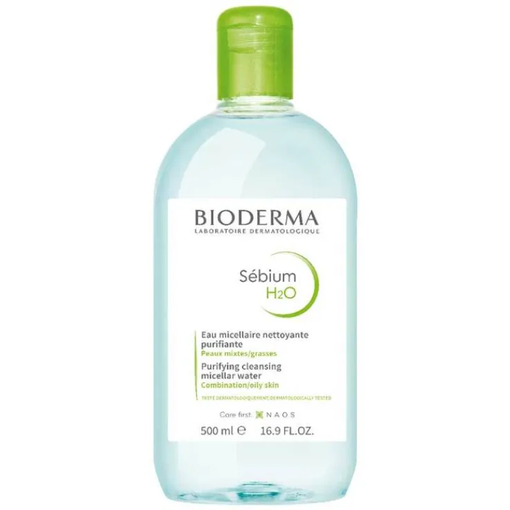 Bioderma Sebium H2O Reinigungslösung für fettige, unreine Haut, 500 ml