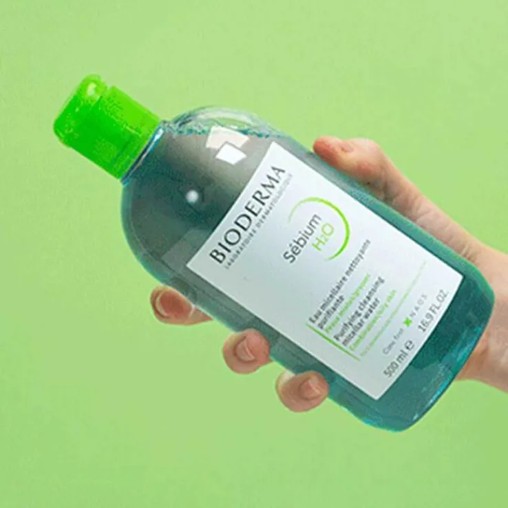 Bioderma Sebium H2O Reinigungslösung für fettige, unreine Haut, 500 ml
