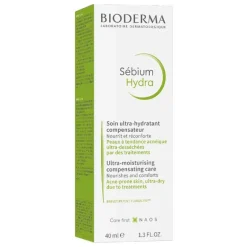 Discount Bioderma Sebium Hydra Creme für unreine, ölige, zu Akne neigende Haut, 40 ml