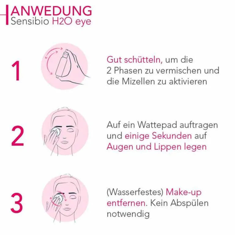 Best Bioderma Sensibio H2O Reinigungslösung eye, 125 ml