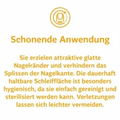 Bio-H-Tin Glas Nagelfeile, 1 St