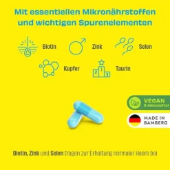 Hair Essentials Men Forte Kapseln, 90 St Mikronährstoffe