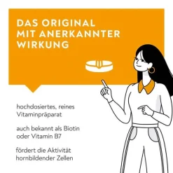 Hot ® Vitamin H 2,5 mg Tabletten, 2X84 St Vitamin B7 (Biotin)