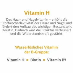 Outlet ® Vitamin H 5 mg Tabletten, 90 St Vitamin B7 (Biotin)