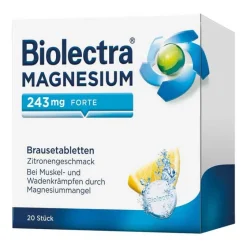 Clearance Biolectra ® MAGNESIUM 243 mg forte Brausetabletten Zitronengeschmack, 20 St