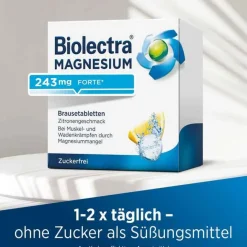 Clearance Biolectra ® MAGNESIUM 243 mg forte Brausetabletten Zitronengeschmack, 20 St