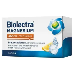 Clearance ® MAGNESIUM 365 mg fortissimum Brausetabletten Zitronengeschmack, 20 St Magnesium