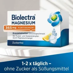 Clearance ® MAGNESIUM 365 mg fortissimum Brausetabletten Zitronengeschmack, 20 St Magnesium
