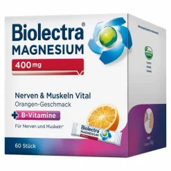 Biolectra Magnesium 400 mg Nerven & Muskeln Vital, 60 St