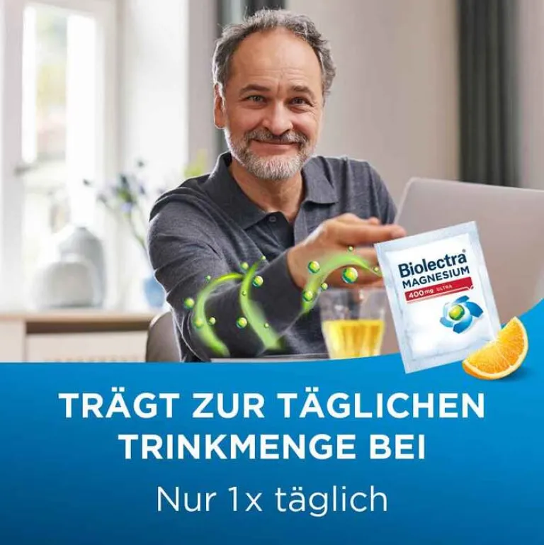 Hot Biolectra Magnesium 400 mg ultra Trinkgranulat Orange, 40 St