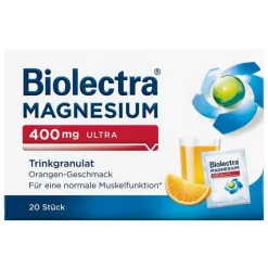 Biolectra Magnesium 400 mg ultra Trinkgranulat Orange, 20 St