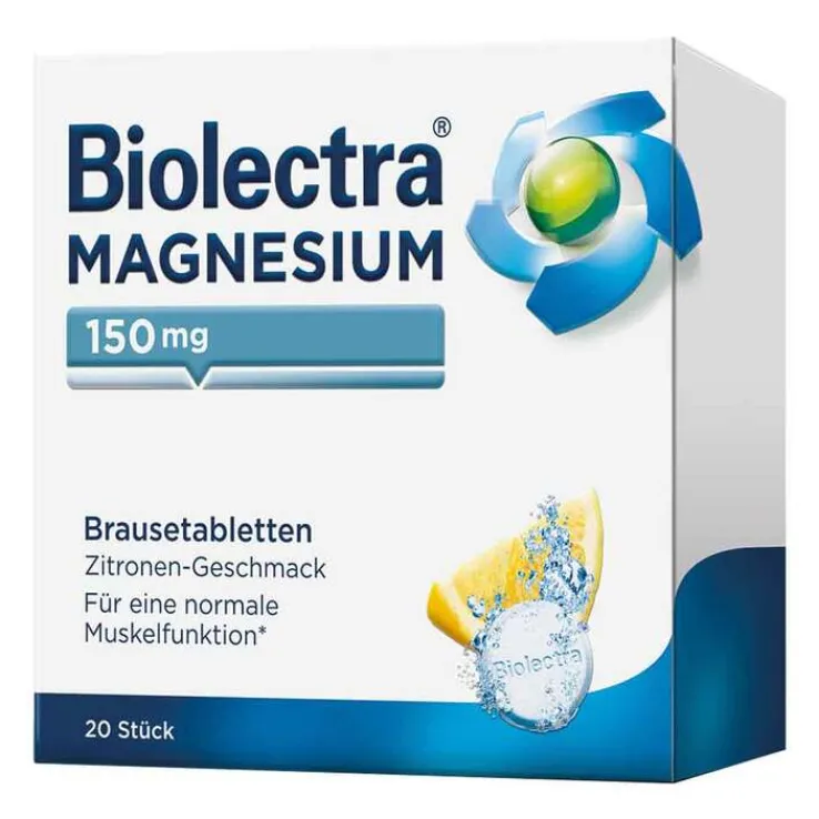 Biolectra Magnesium Brausetabletten, 20 St