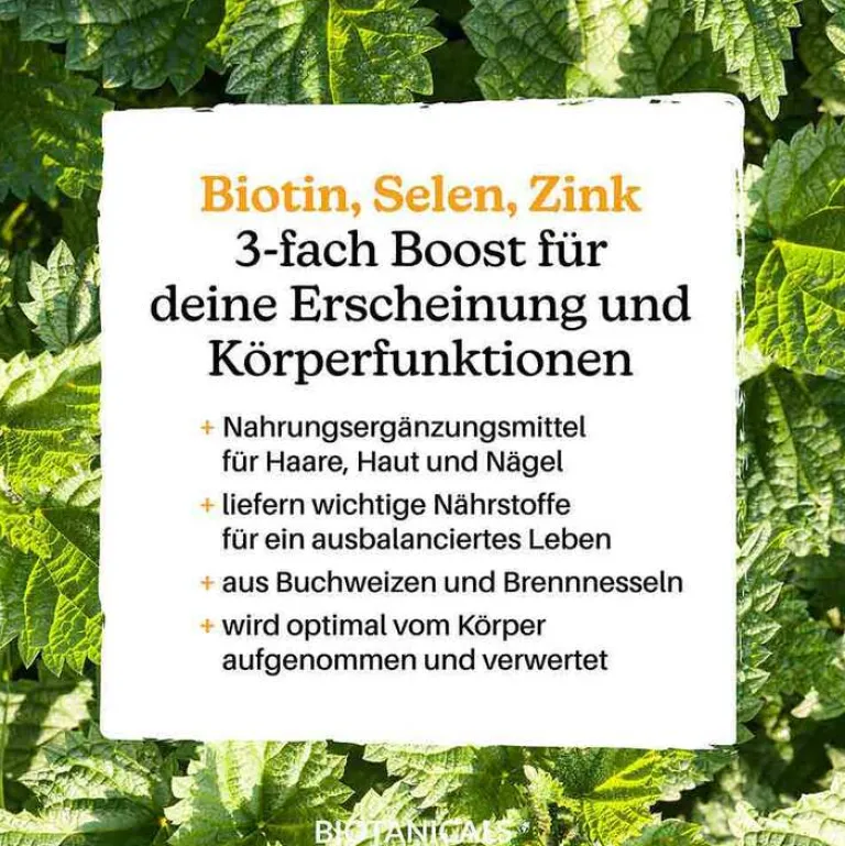 Clearance Biotanicals Biotin Selen Zink Kapseln, 120 St
