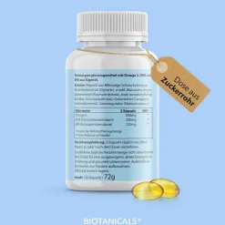 Outlet Biotanicals Omega-3 aus Algen vegan plant-based, 120 St