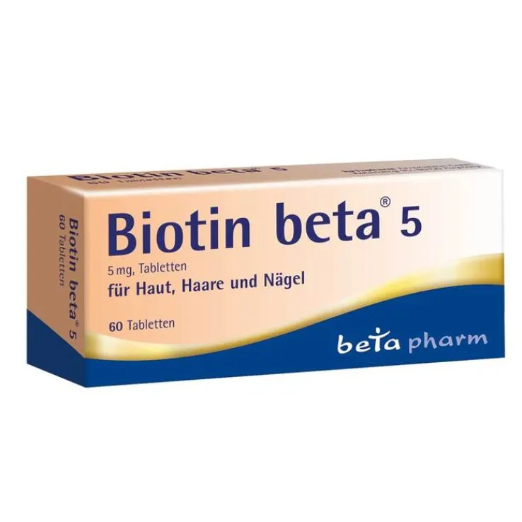 Biotin beta 5 Tabletten, 60 St