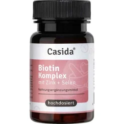 Biotin Komplex 10 mg hochdosiert + Zink + Selen Tabletten , 180 St
