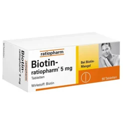 Outlet Biotin 5 mg Tabletten, 90 St Vitamin B7 (Biotin)