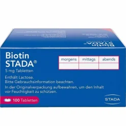 Biotin STADA 5 mg Tabletten, 100 St