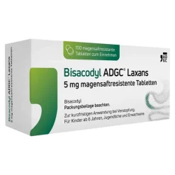 Best Bisacodyl ® Laxans 5 mg magensaftresistent Tabletten, 100 St Abführmittel